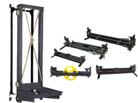 Car frame and counter frame